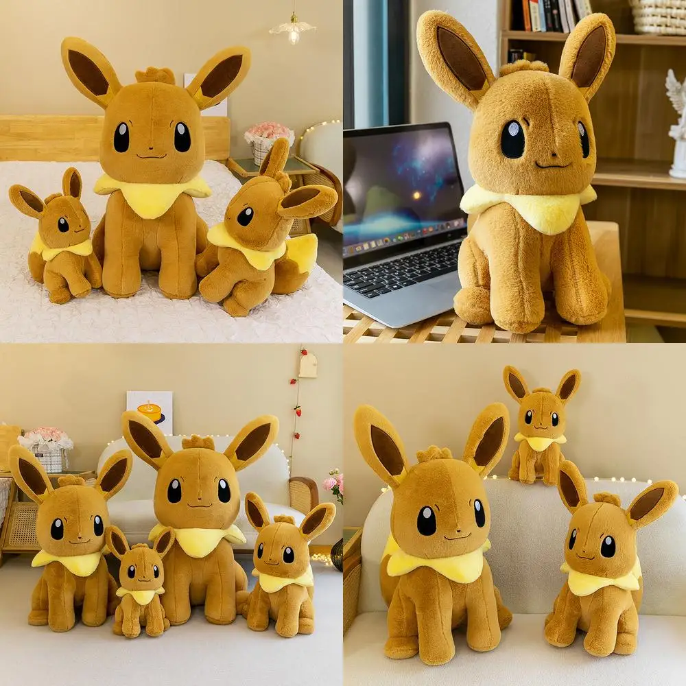 

Kawaii Pokémon Eevee плюшевая игрушка милые мягкие игрушки детский подарок на день рождения мягкая кукла для детей лучший подарок игривый и очаровательный