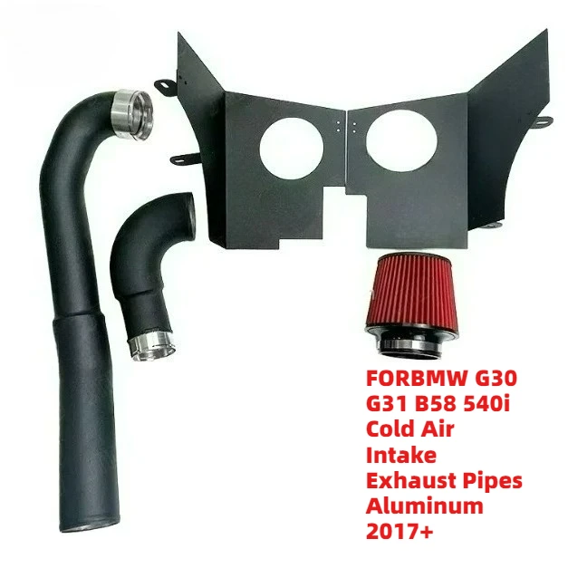 

Direct-Fit FORBMW G30 G31 B58 540i Cold Air Intake Exhaust Pipes Aluminum 2017+