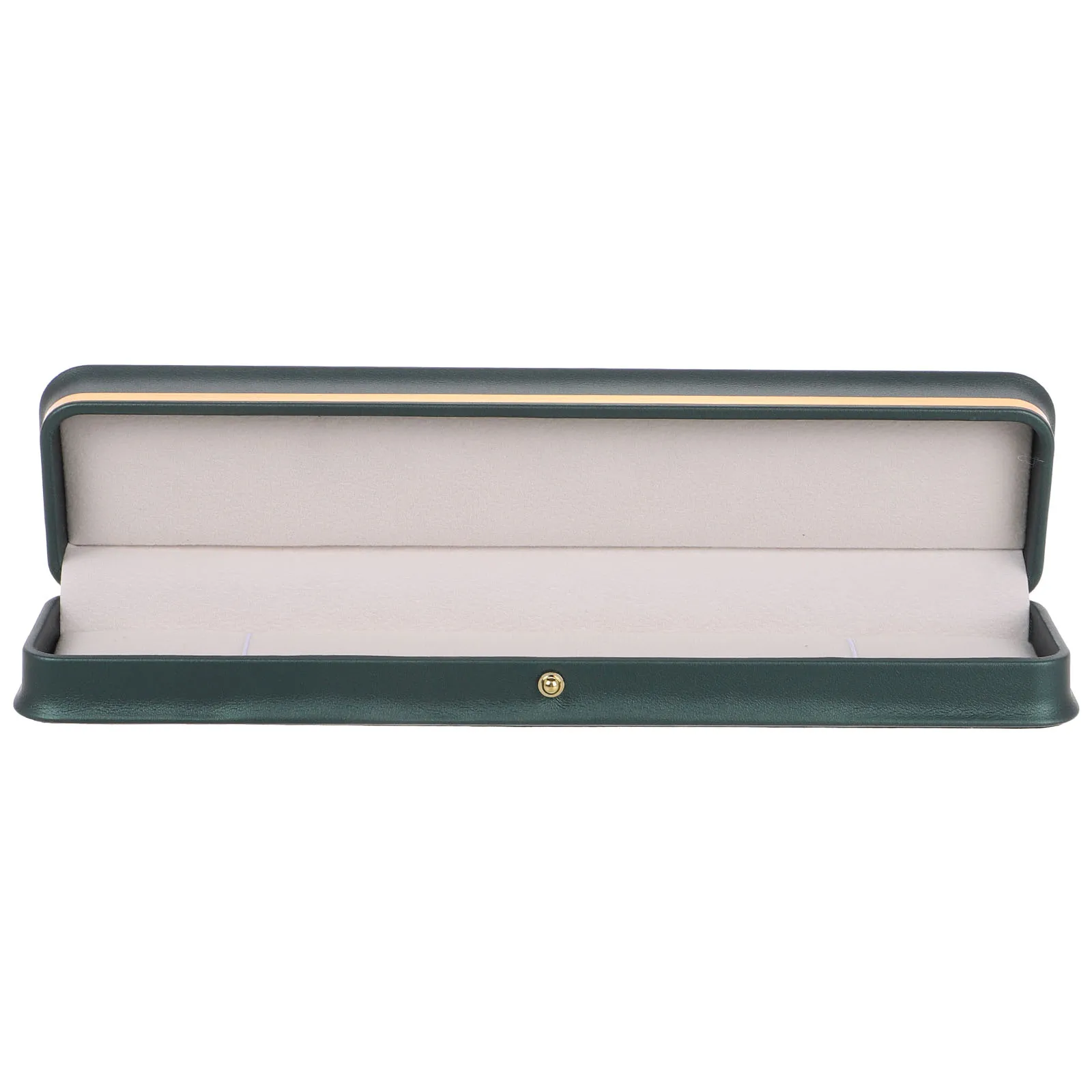 

Luxury Jewelry Box Storage Organizer For Necklaces Bracelets Pendants Long Chains Soft Lined Protective Travel