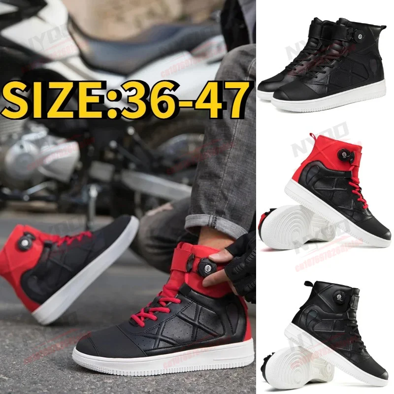 

Motorcycle Riding Shoes for Men in All Seasons, Waterproof, Anti Drop, Anti Slip, Wear-resistant, Outdoor