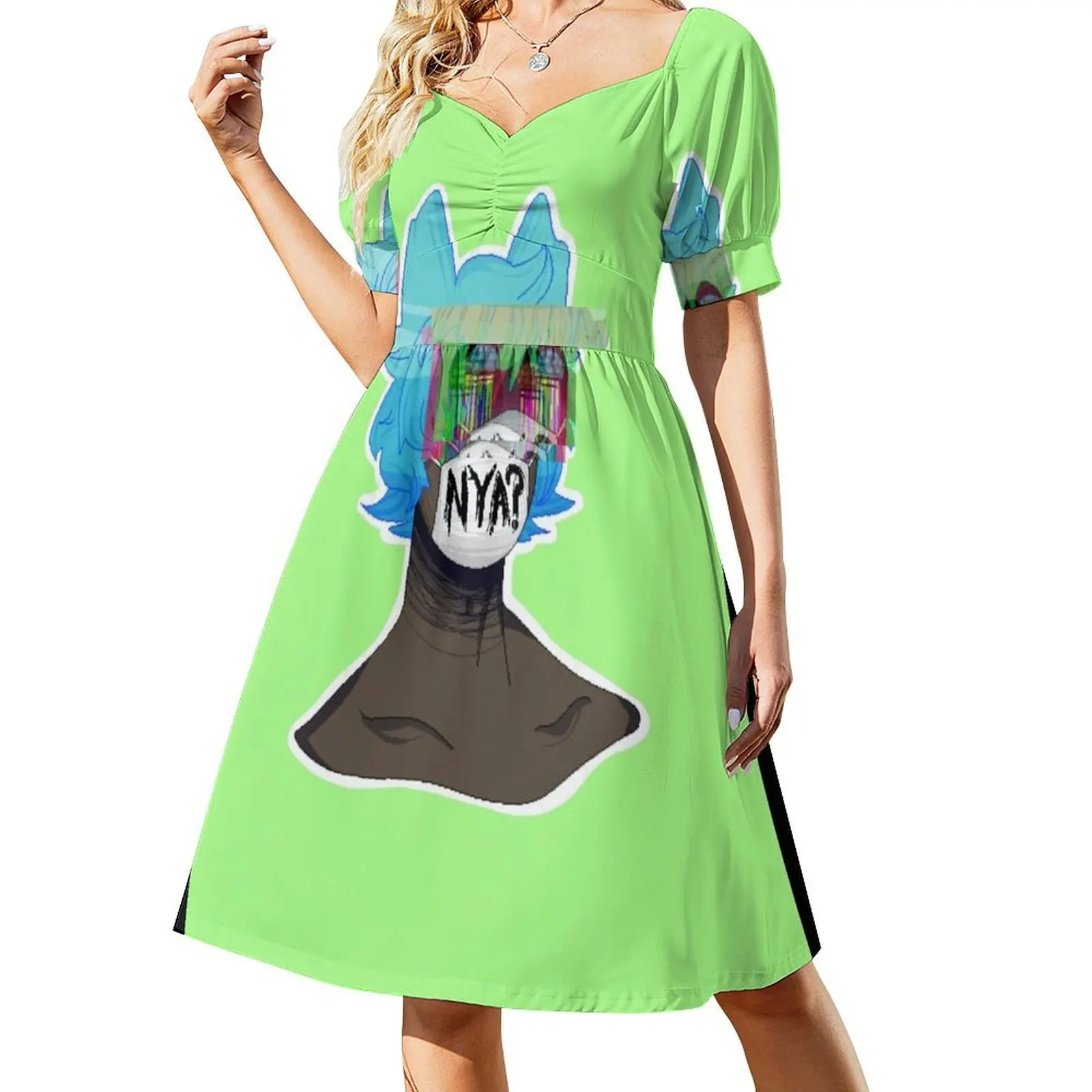 

Pixel Malfunction Short-Sleeved Dress Dresses gala cocktail dresses african dresses for woman chic and elegant woman dress