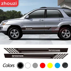 Per Kia Sportage 3 4 QL adesivi per Auto decalcomanie gonna laterale strisce riflettenti Auto vinile decorazione pellicole accessori per porte 2 pezzi