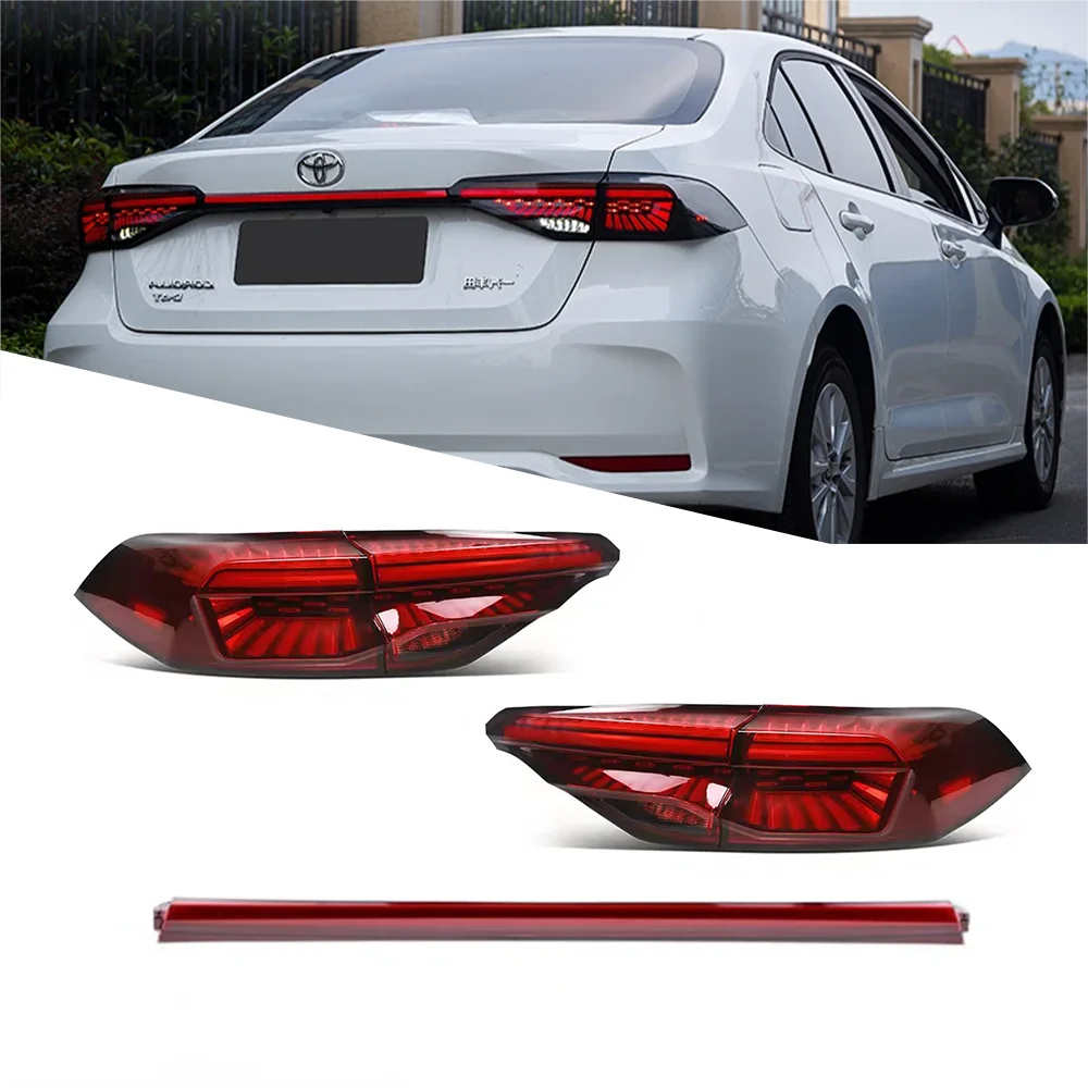 

DK Motion Auto модифицированный задний фонарь светодиодный задний фонарь для Toyota Euro Corolla 2020-2023 светодиодные задние фонари в сборе