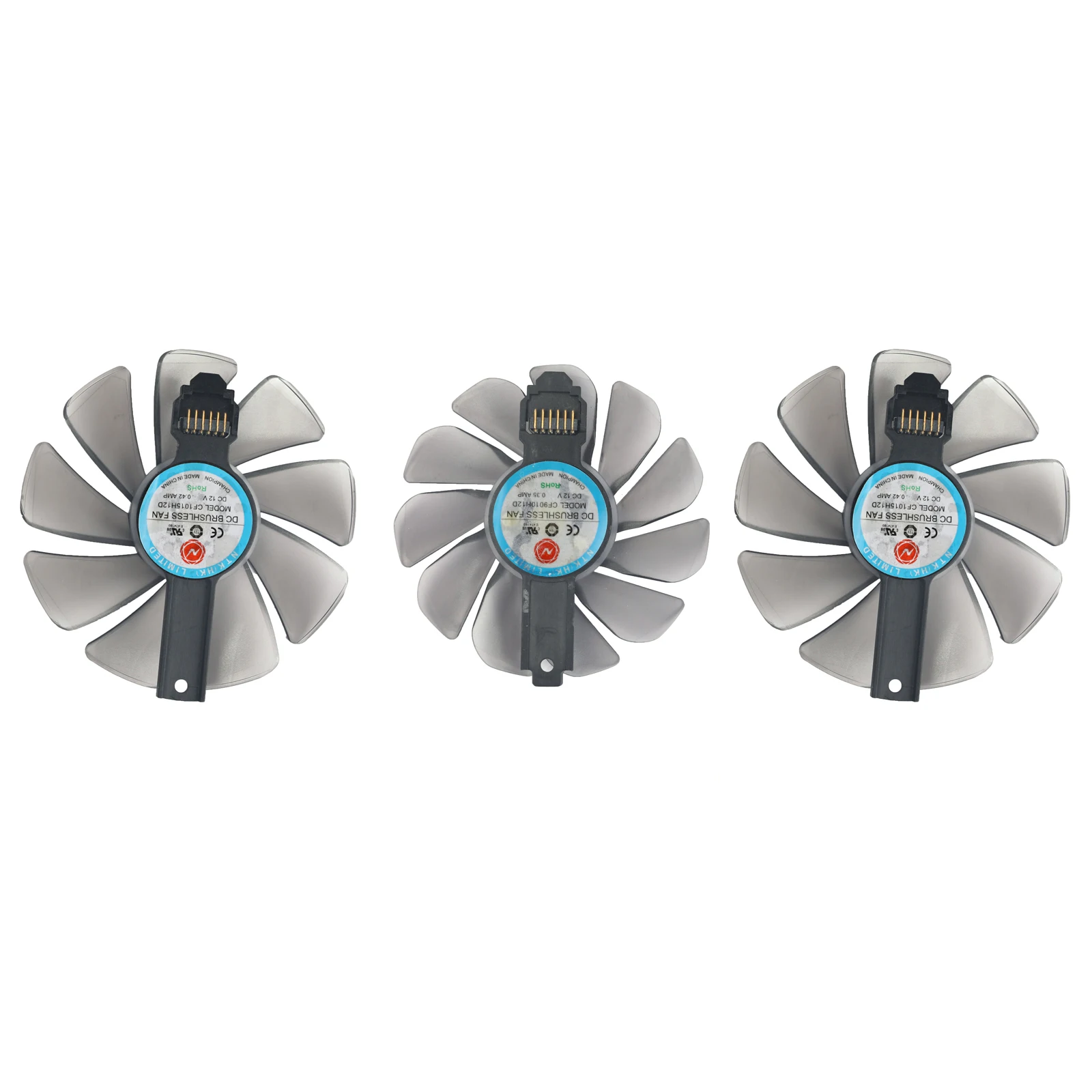 85mm CF9010H12D 95mm CF10105H12D Replace For Sapphire RX 5700 XT Nitro+ Special Video Card Cooler Fan with case