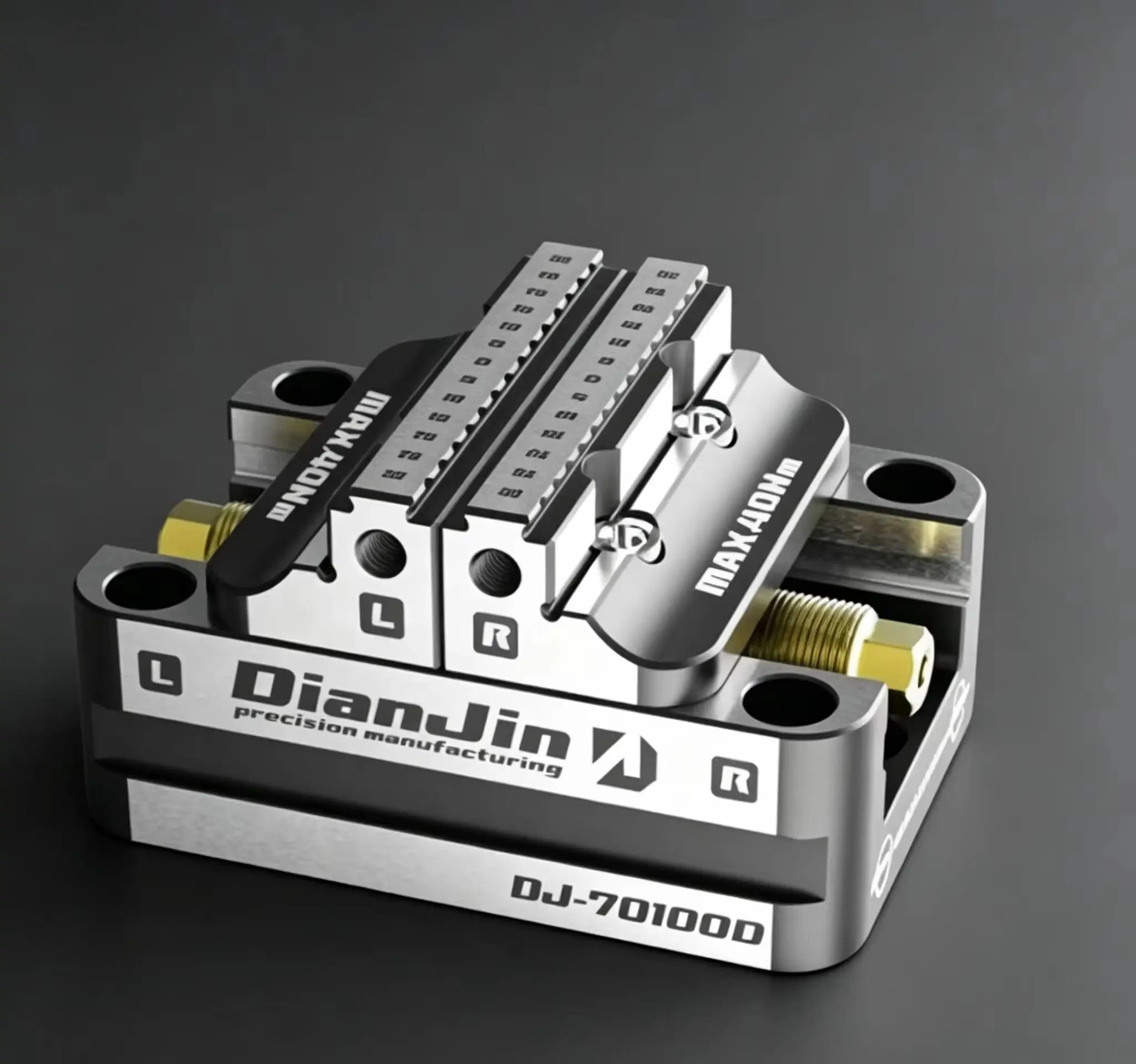 4-5-Axis Fixture Self-centering Vise Positive Negative Quick Clamping DJ-70100D Self Centering Vise