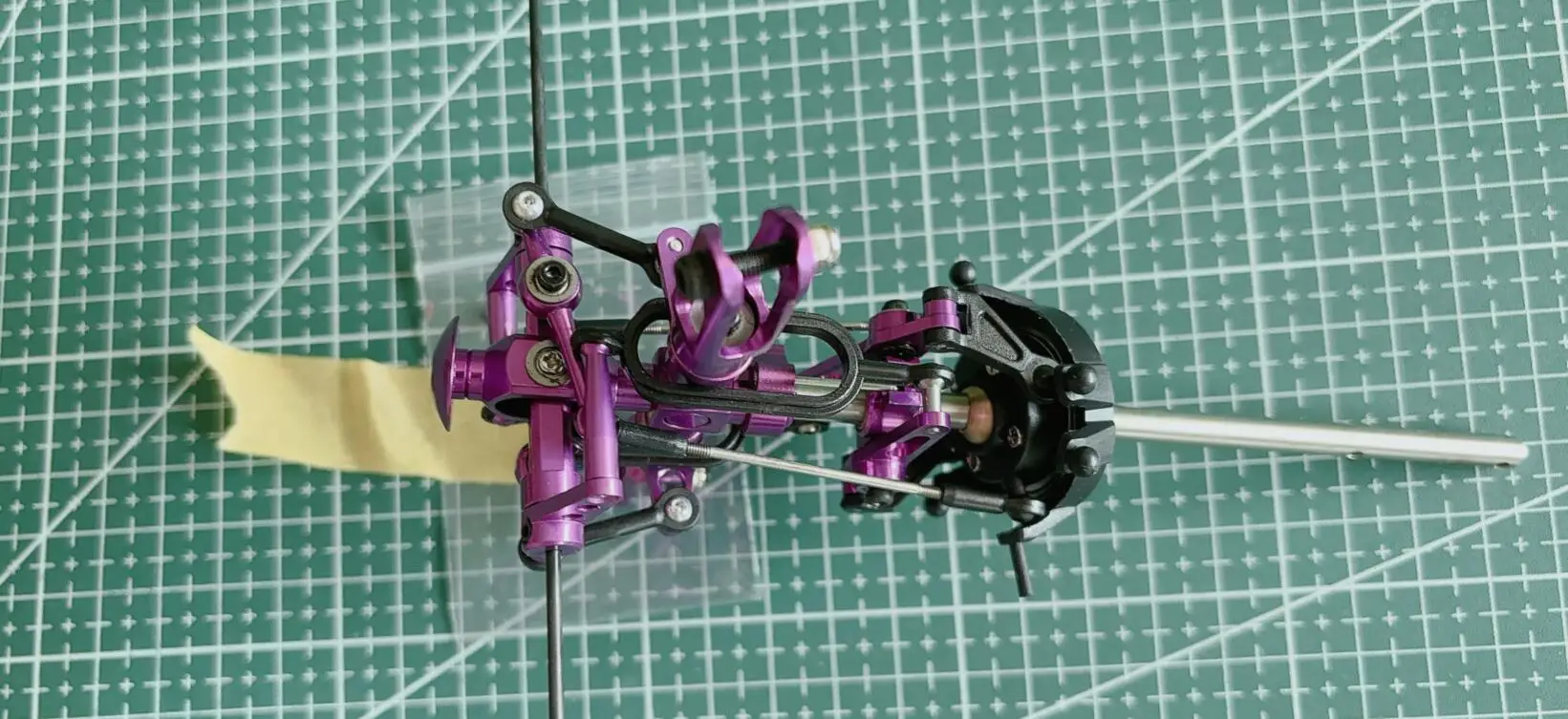 Esky EK5-0208 حزام دوار معدني CP الألومنيوم الدوار رئيس قضيب ترقية مجموعة E013/E014 هليكوبتر cpx KING 2 الملك 3 مع الكربون flybar #3