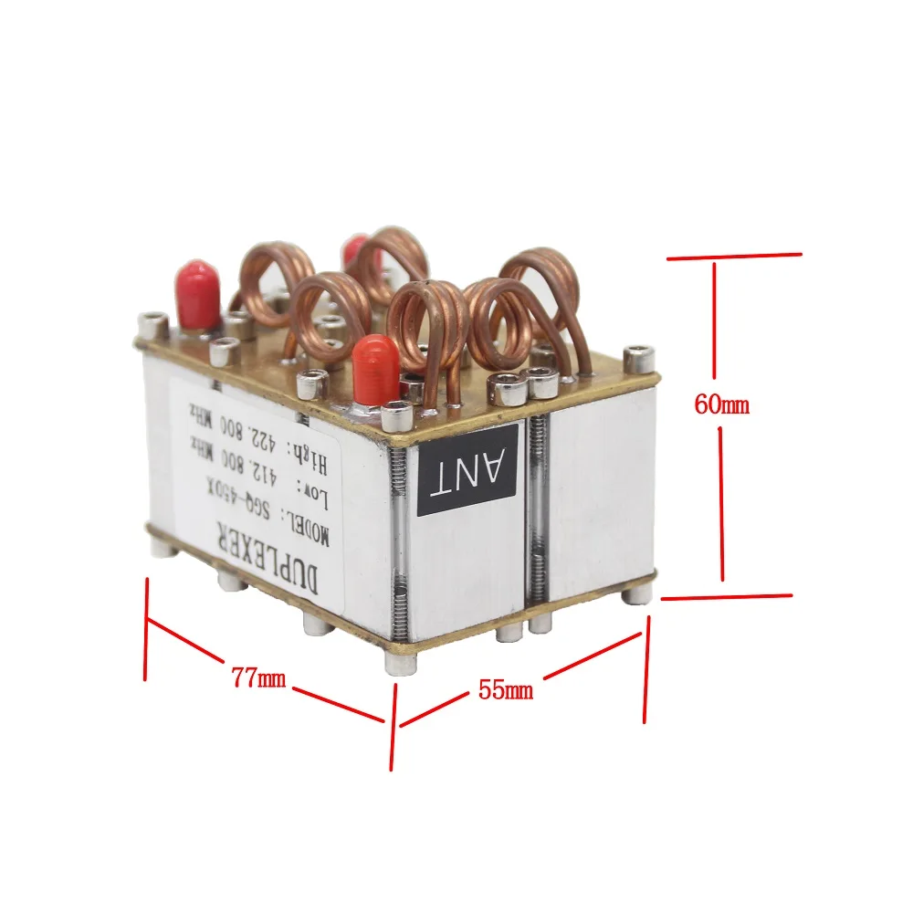 Mini SGQ-450X Uhf 10W 400-470Mhz Aanpasbare Frequentie Draagbare Duplexer Kan Worden Aangepast Met Frequentie Draagbare Duplexers