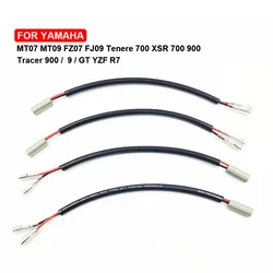 Plaka işık kablosu fiş konnektör tel adaptörü için YAMAHA MT07 MT09 Tracer 900/9/GT Tenere 700/ralli XTZ700 YZF YZF R7