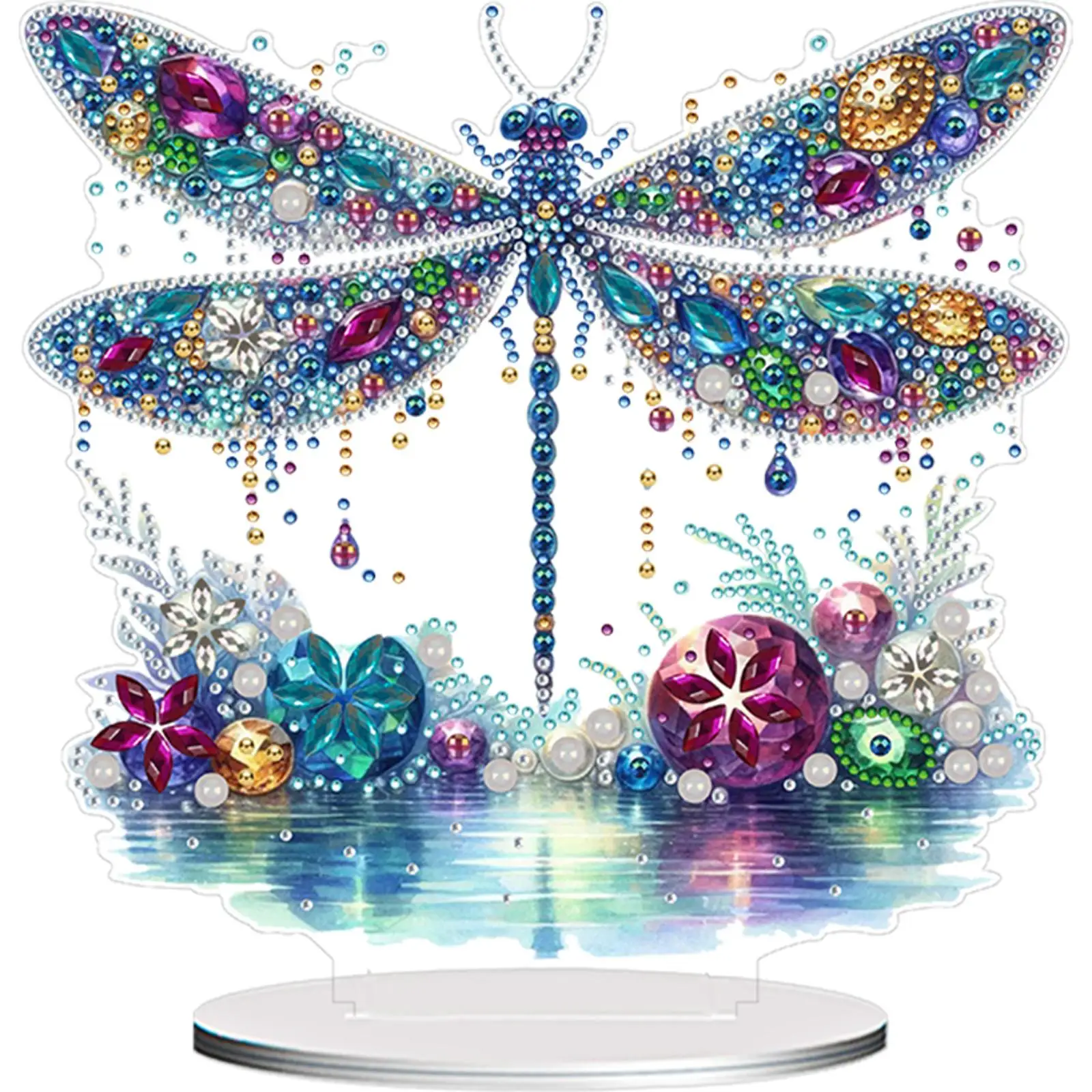 

Акриловые 2D плоские принты животных DIY настольные алмазные художественные наборы алмазная живопись настольные украшения для домашнего офиса декор рабочего стола