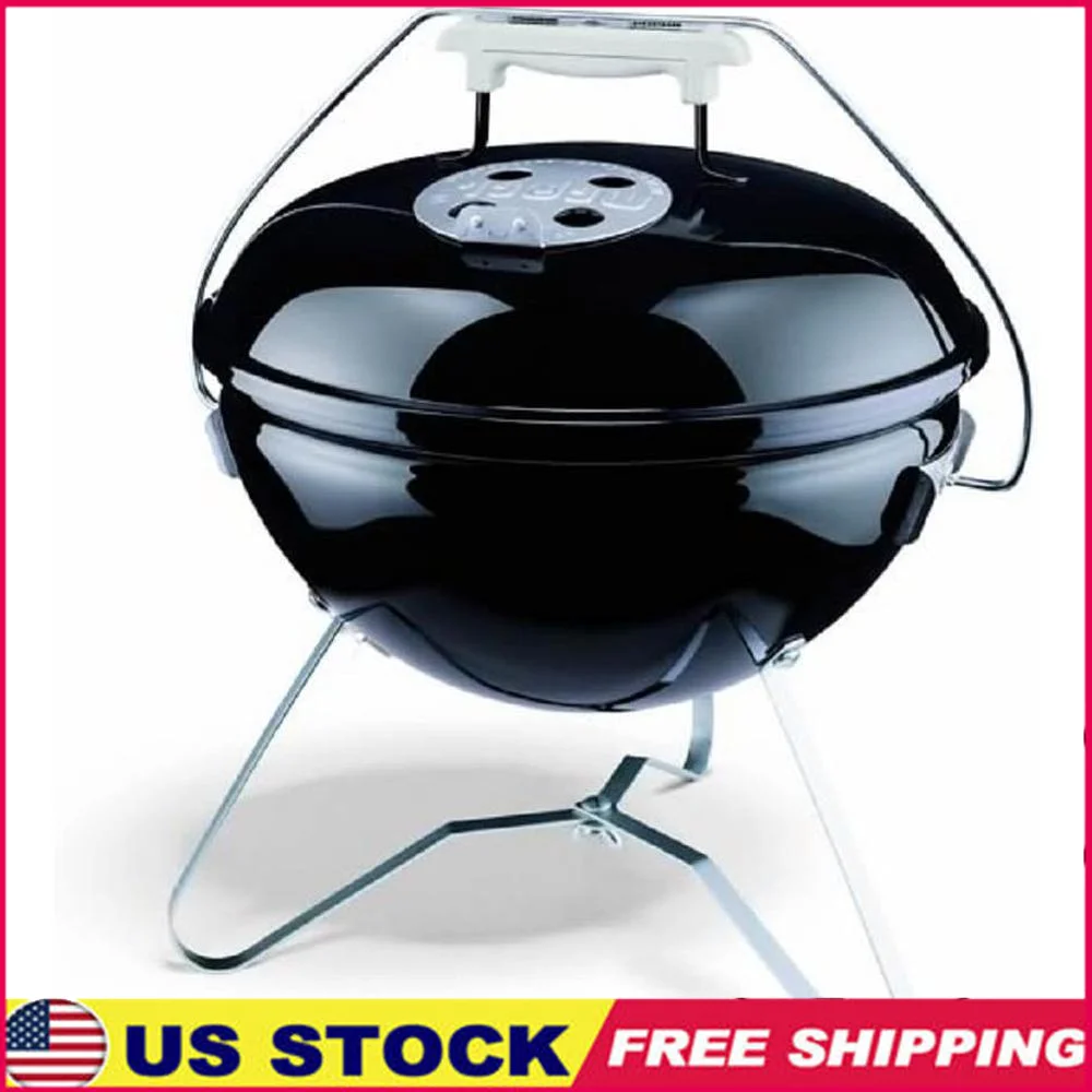 

Portable Charcoal Grill Lightweight Compact Barbecue Easy Carry Tailgate Grill Outdoor Cooking Precise Heat Control Tuck-N-Carry