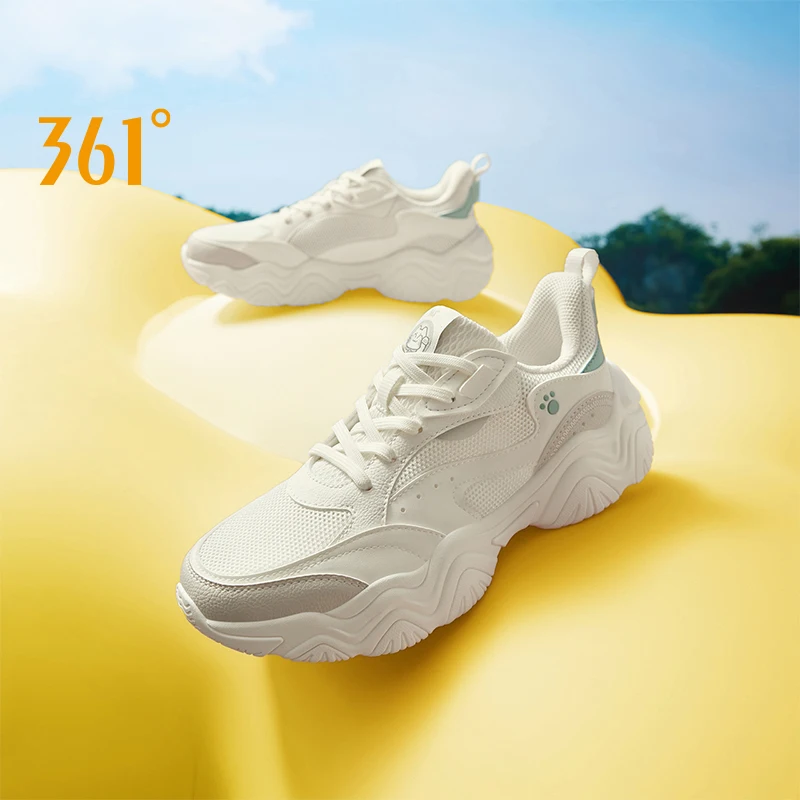 361 Degrees Casual Shoes Women Comfortable Breathable Stable Rebound Flexible Lightweight Rebound Female Sneakers 682416717