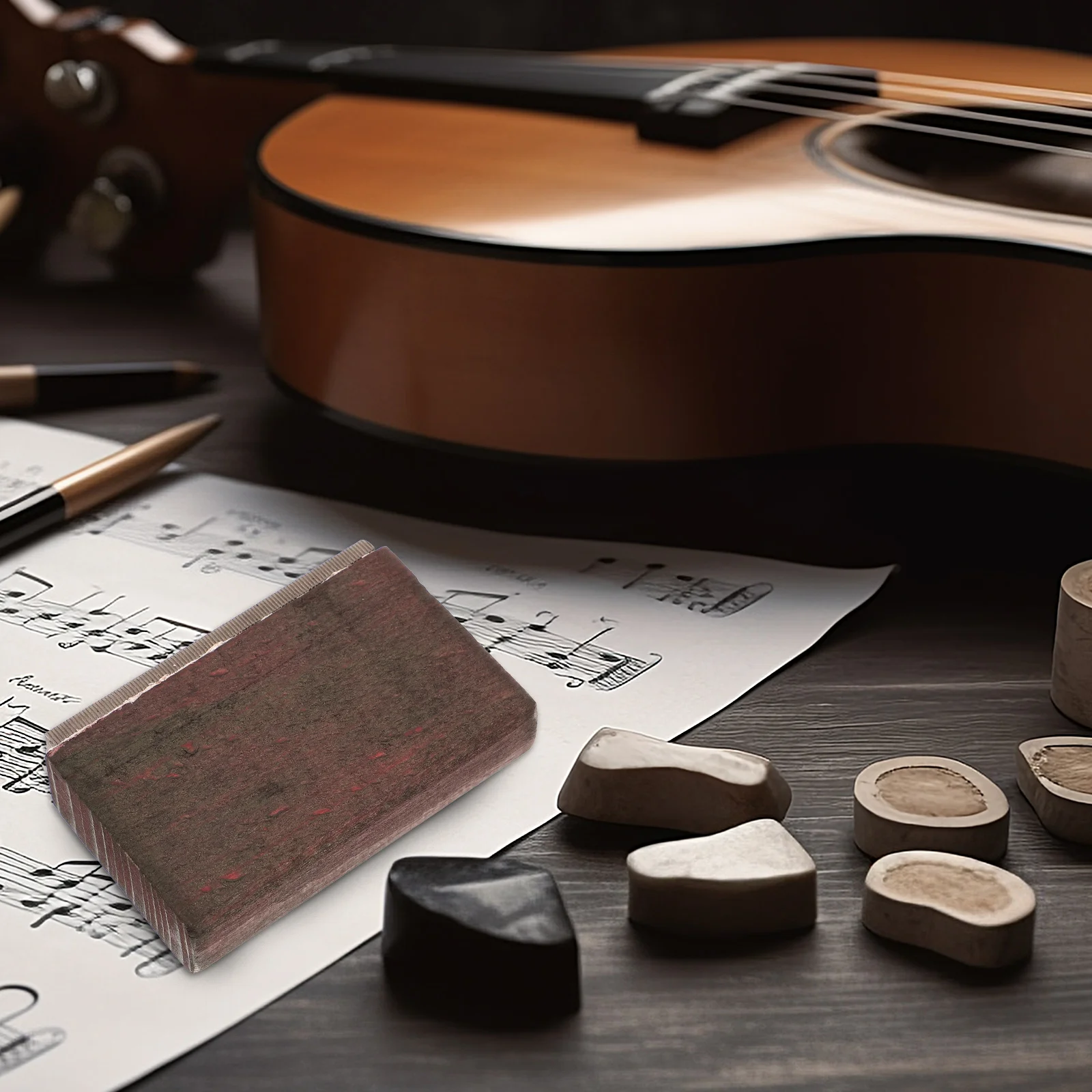 

Guitar Fret Beveling File Durable Instrument Grinding Tool for Electric Guitar Bass Ukulele Banjo Mandolin