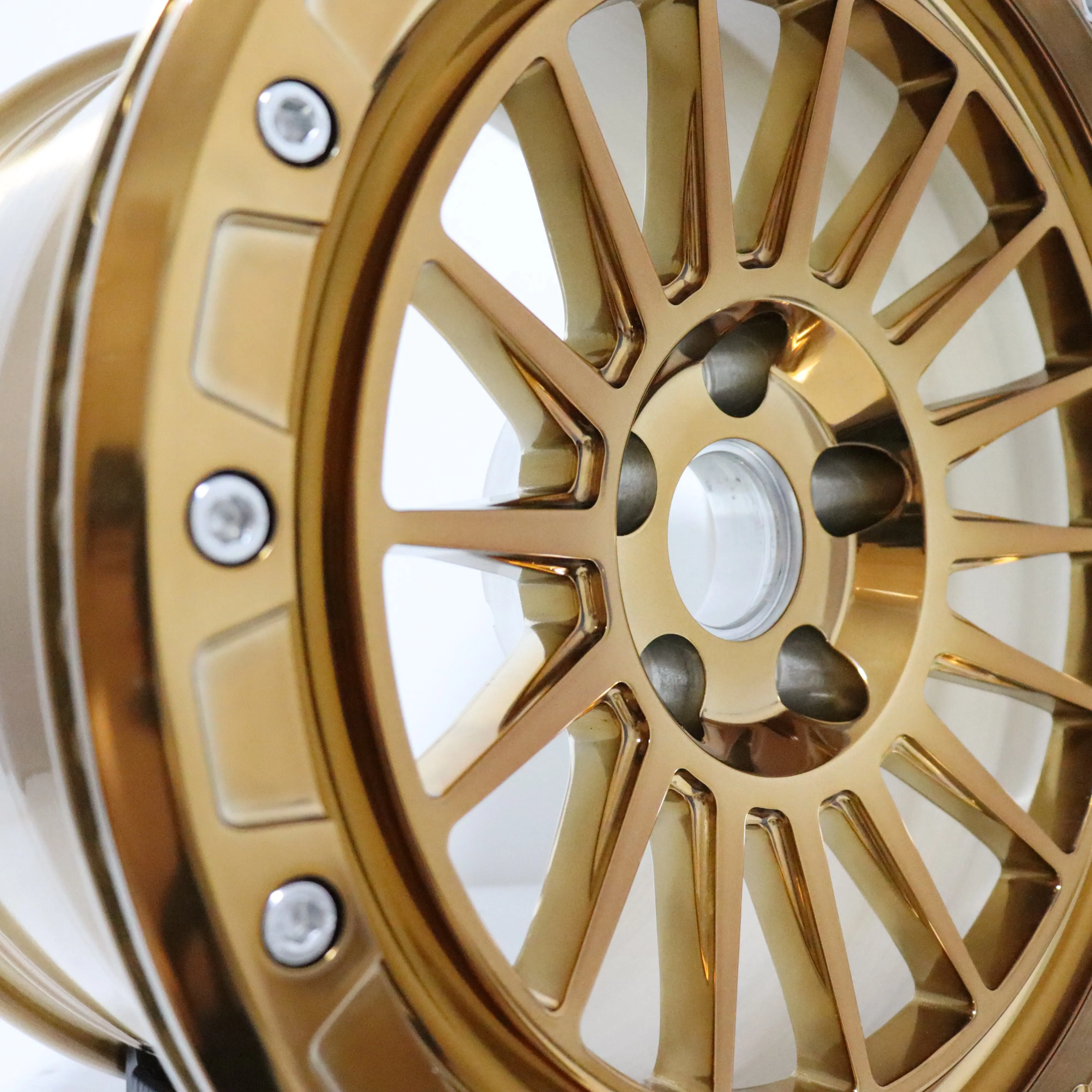 Customized Lightweight Modification Bead Lock Design Five Spoke Gold Alloy Forged Wheel  for Tank300 Tank500 for