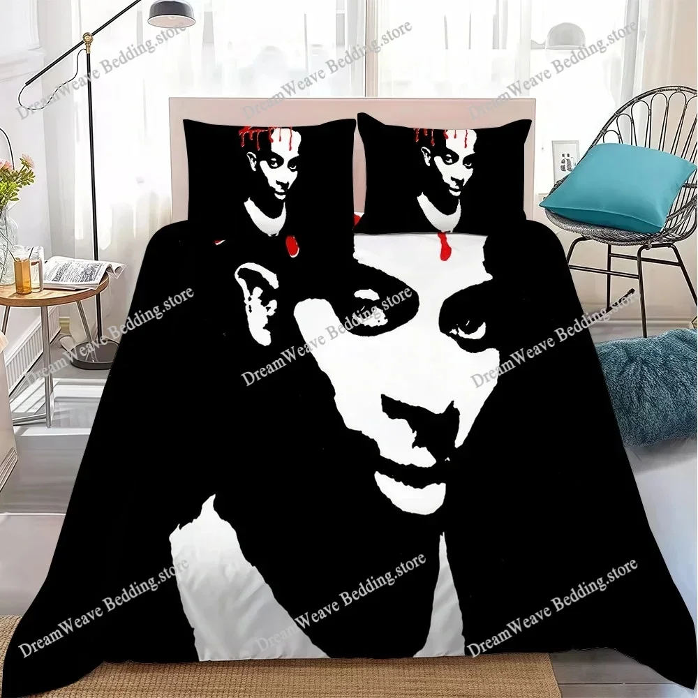 Rapper Playboi Carti Music Duvet Cover Set Home Style Bedding Soft Laundry Cotton Bed Student Dormitory GiftFQH