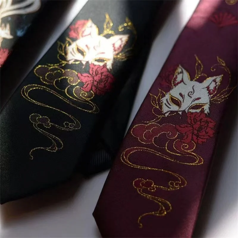 Anime Tie Cosplay Costume Accessories Fox Neck JK Adult Unisex Clothing Men Women Kawaii Props Halloween