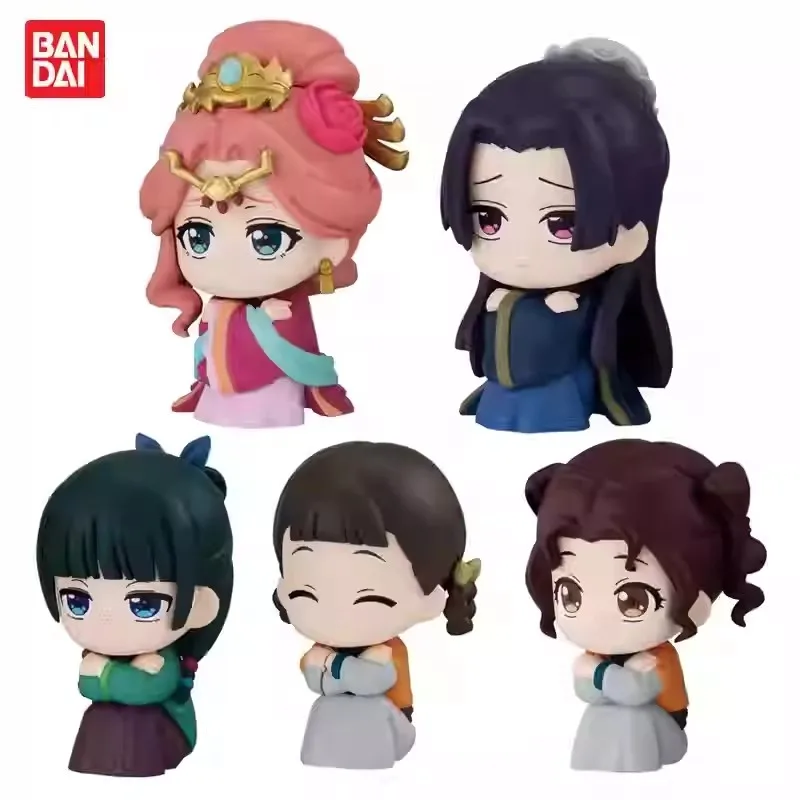 

Bandai Original 5Pcs Gashapon まちぼうけ Kusuriya no Hitorigoto Toys For Kids Gift Collectible Model Ornaments