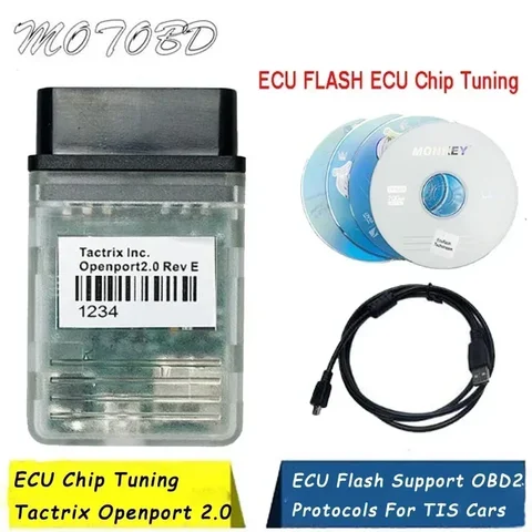 Tactrix Openport 2,0 с ECU FLASH чип ECU Tactrix Openport 2,0 ECUFLASH с полным комплектом SW