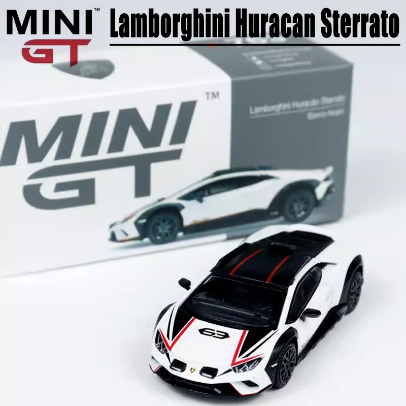 MINIGT Scale 1/64 Lamborghini Huracan Sterrato Alloy Toy Diecast Metal Model Gift