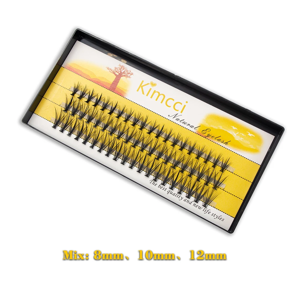 20D Cluster Lashes Makeup Cilia Bundles MIX Length 8/10/12 Mink Eyelash Extension Natural 3D Volume Faux Eyelashes Individual