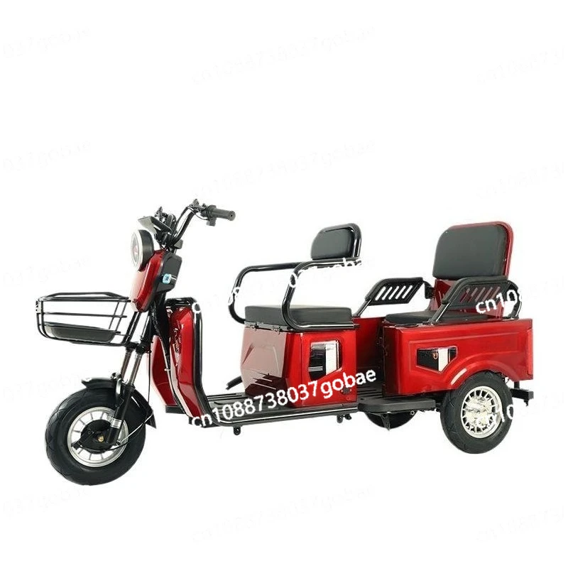 

New electric tricycle passenger and cargo dual-purpose elderly leisure scooter