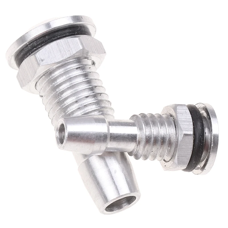 2Pcs New Silver M6/M8 Aluminum Water Outlets Thread With O-ring Screws For RC Boat Vehicles RC Toy Accessories