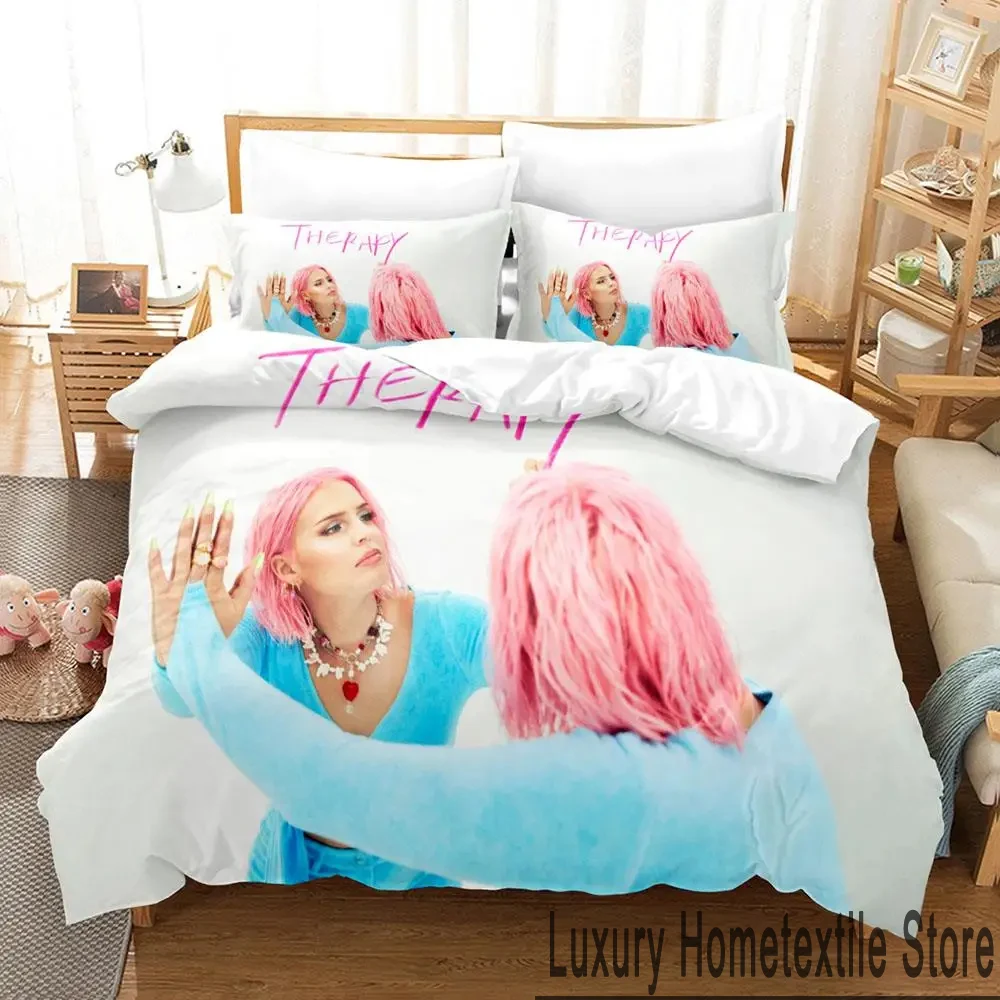 

3D Print Anne-Marie Bedding Set Double Twin King Duvet Cover Comforter Pillowcase Boys Girls Adults Bedroom