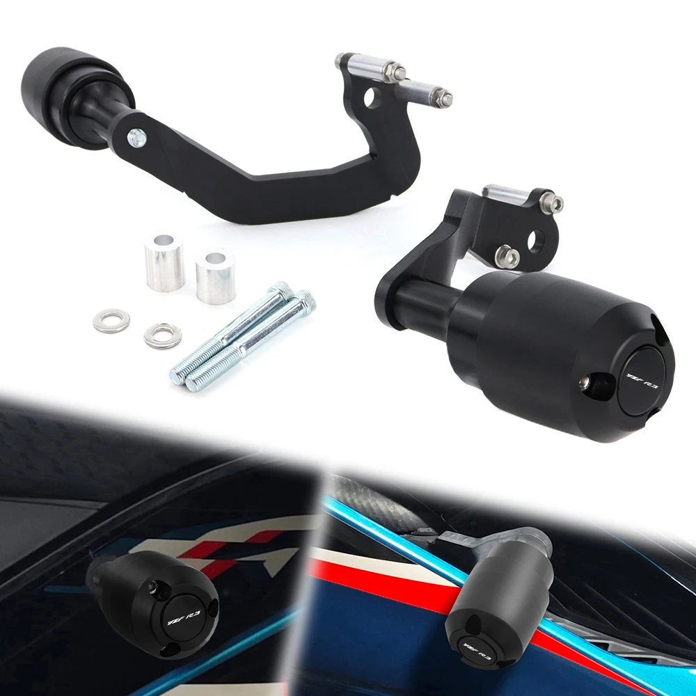 Fit For YZF-R3 YZFR3 2019 2020 2021 2022 2023 Motorcycle Falling Protection Frame Slider Fairing Guard Crash Pad Protector