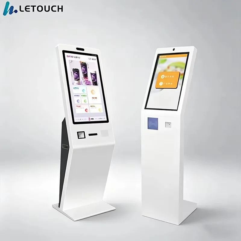 21.5/32 Inch Capacitive Touch Kiosk, Facial Recognition SDK Barcode Module for Mall Public Service
