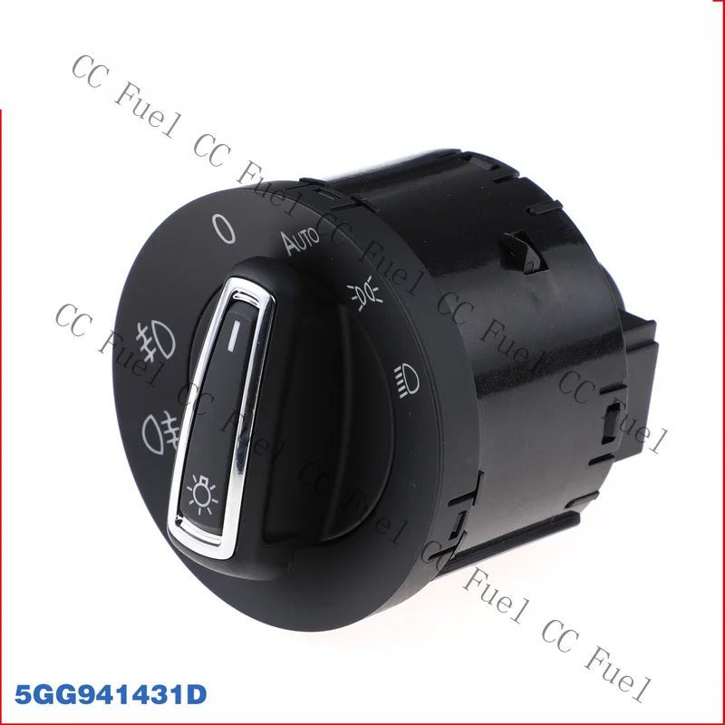 C+ 5GG941431D FOR VW GOLF 7 MK7 CHROME AUTO HEADLIGHT HEAD LIGHT SWITCH CONTROL