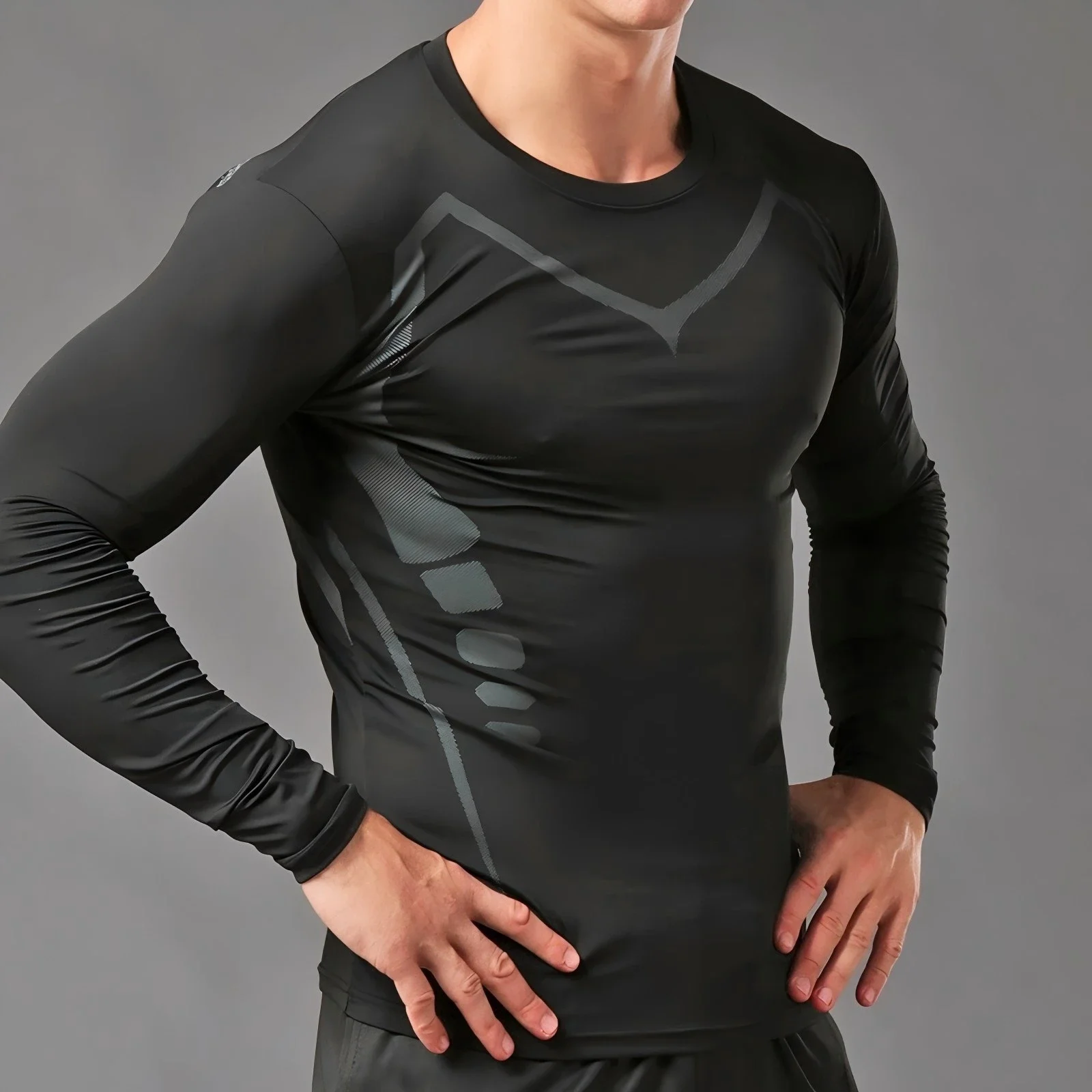 

Спортивный костюм для велоспорта, мужская быстросохнущая одежда, спортивная одежда для бега, тренировочная облегающая одежда, баскетбольное снаряжение