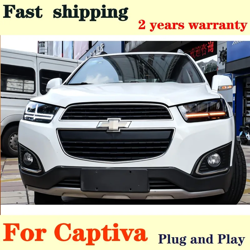 

Car Lights For Chevrolet Captiva 2011-2018 LED Headlights Assembly Upgrade DRL Dynamic Turn Signal Lamp Auto Accessories