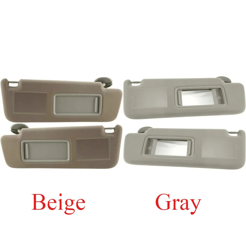Car Sun Visor For Toyota Land Cruiser J12 2002-2009 For Prado LC120 Left Driver Right Passenger Side Gray/Beige Sunshading Board