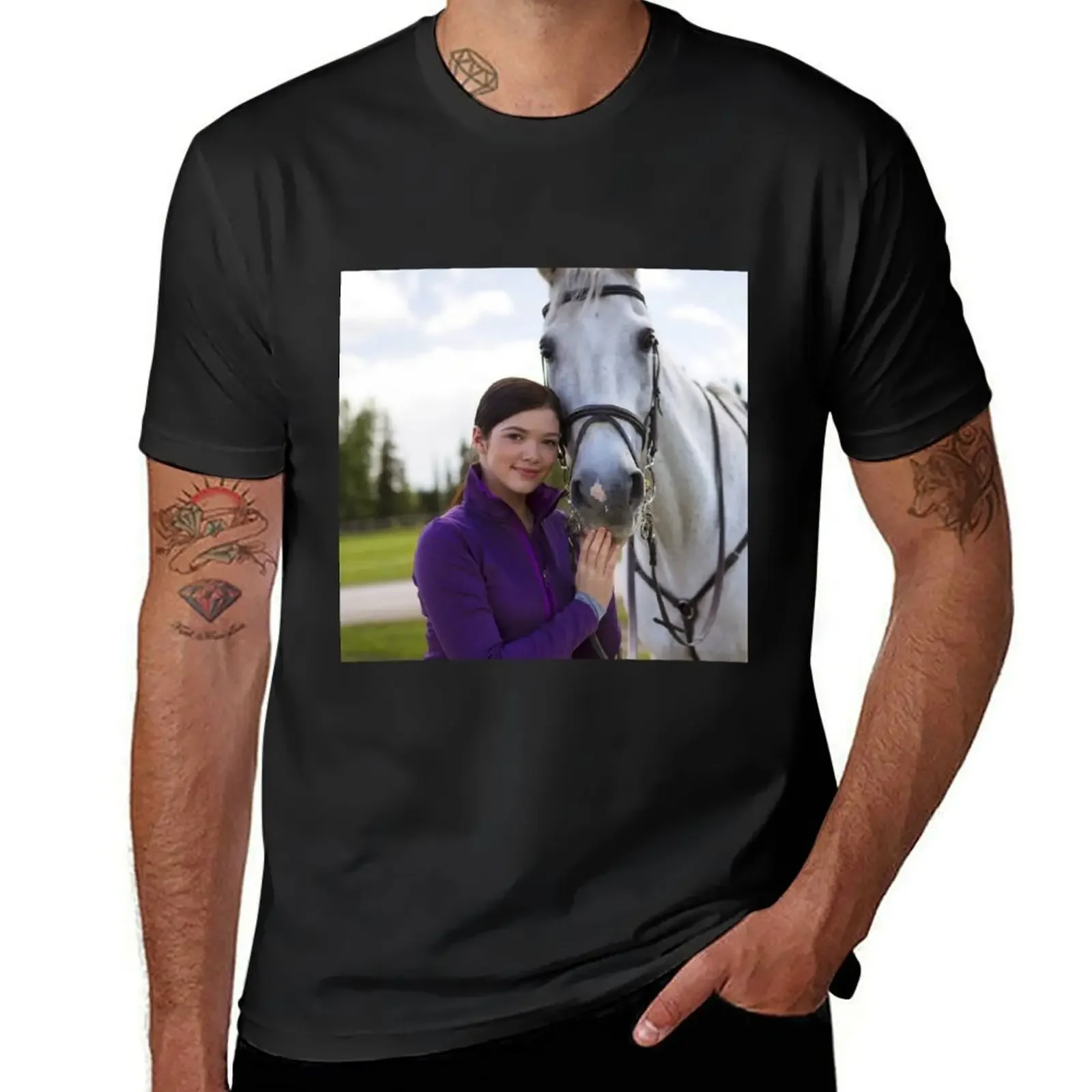 

Свободные мужские футболки с рисунком, большие размеры