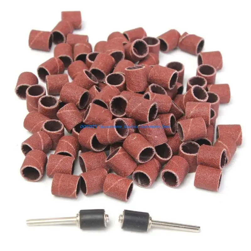 

367D 102/132Pcs Sanding Bands For Nail Drills Grinding Sanding Discs Accessories
