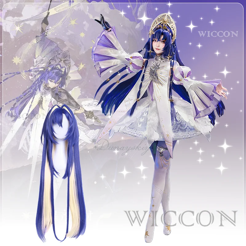 

Реверс: 1999 Voyager, милое платье Лолиты для косплея, смешивание цветов, парик, головные уборы, аксессуары, Хэллоуин, карнавал