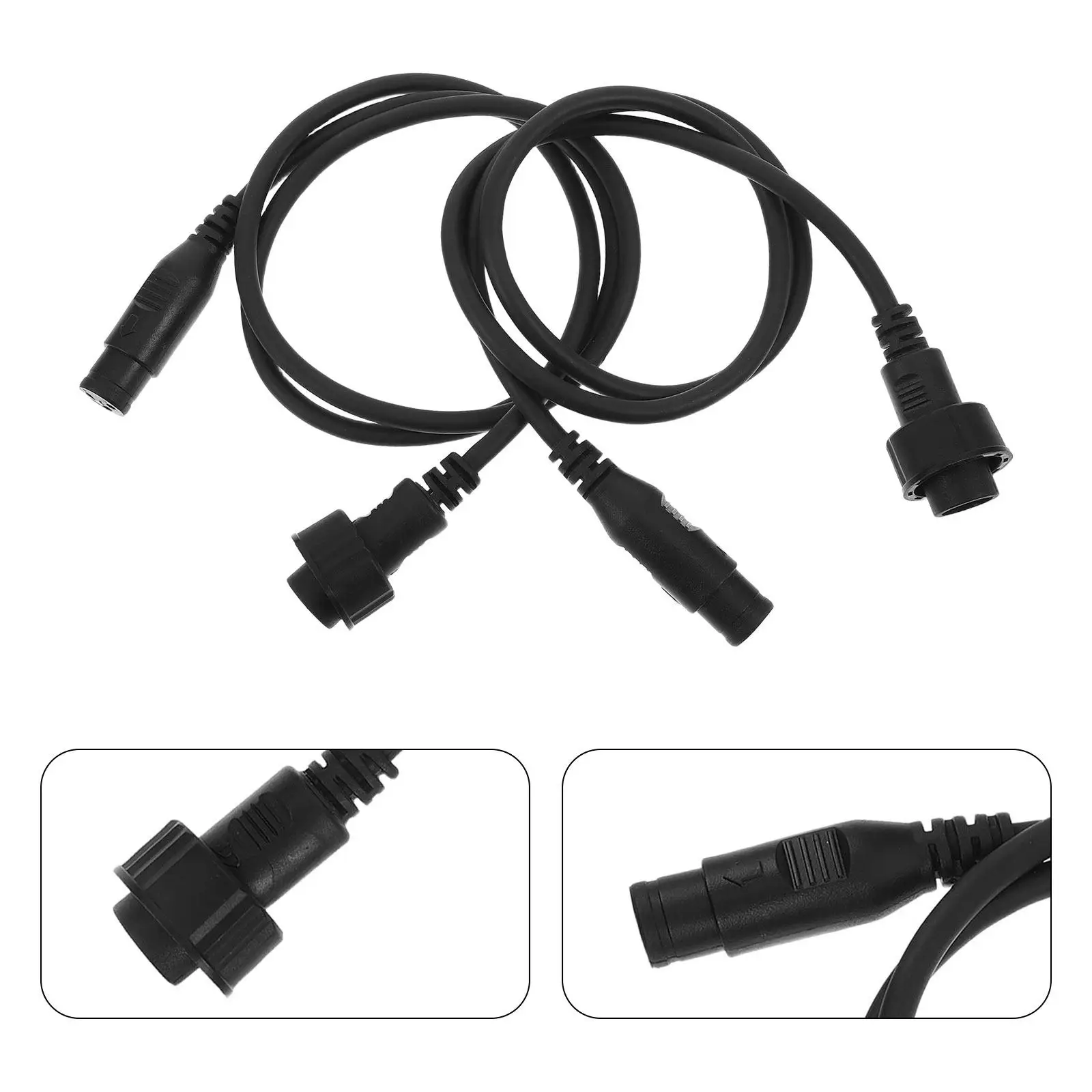 2Pcs Dmx Cable Waterproof Stage Lighting Wire Male Female Connector for Moving Head Par Beam Fixture Outdoor Dj Theater Studio view 6