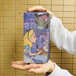 Disney Alice in Wonderland 3310 Anime Wallet Cartoon Wallets Zipper Coin Bag Casual Purses Card Unisex Gift