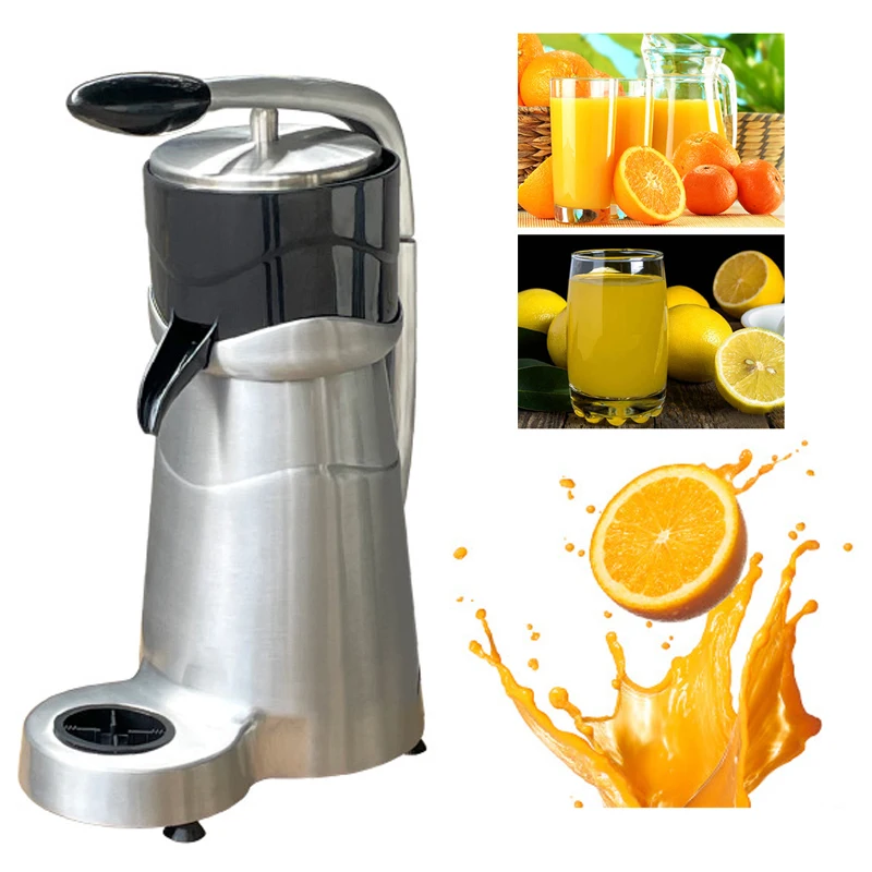 Electric juicer stainless steel commercial orange juice hand pressed cold pressed original juice orange lemon juice pressing