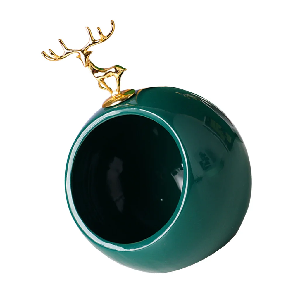 

Key Storage Box Elm Ceramic Porch Organizer Desktop Jewelry Storage Holder Decorative Trash Bin Home Entryway Sundries Container