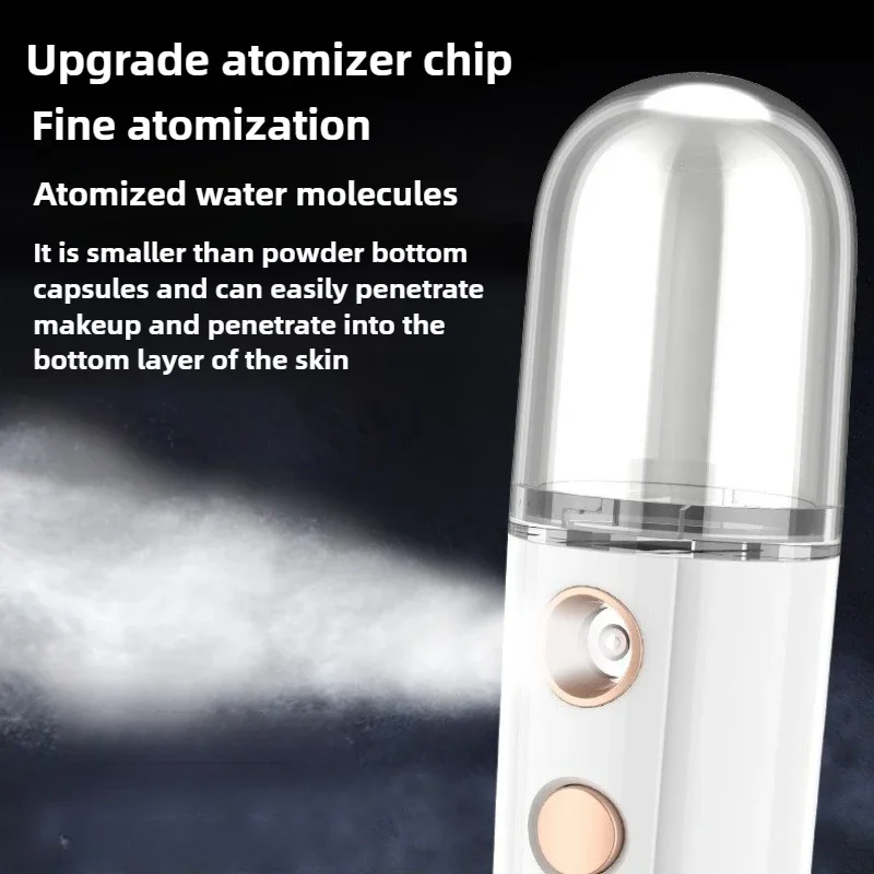 Mini Facial Steamer Nano Spray Moisturizing Vaporizer Face M