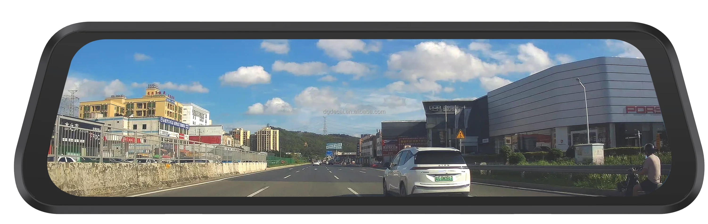 

4K Streaming Rearview Mirror Touch Screen 170 Degrees Wide Angle Auto Parts Electronic Parking Assistant