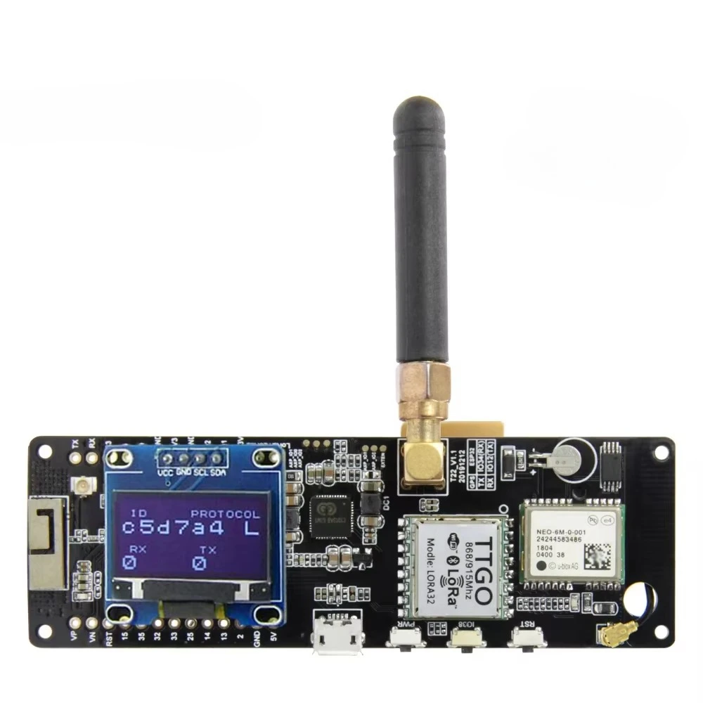 LILYGO TTGO T-Beam V1.2 ESP32 LoRa 433/868/915/923 МГц модуль разработки беспроводной GPS NEO-6M макетная плата с OLED