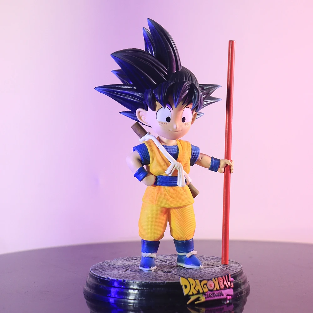 Anime Dragon Ball Action Figures Super Saiyan Cute Son Goku Pvc 18cm Model Toys Holiday Gift