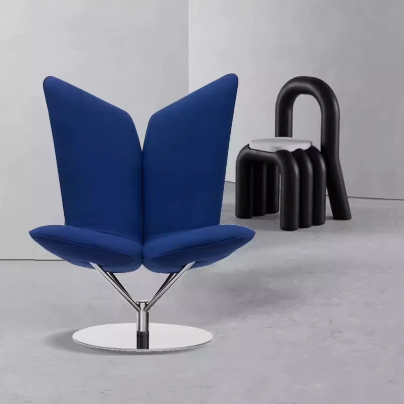 

Modern Fabric Styling Chair Living Room Model Room Villa Reception Leisure Backrest Angel Chair