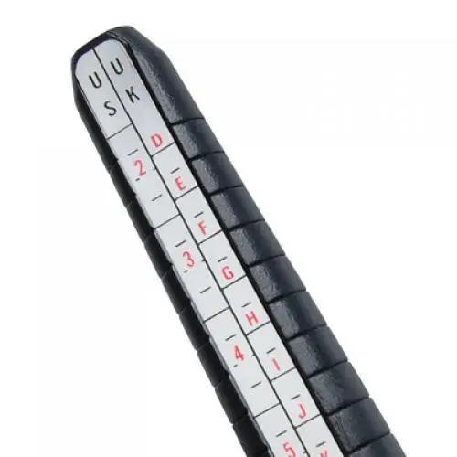 

Plastic Ring Gauge Mandrel Sizer Stick Jewellery Tool for UK US Finger Size