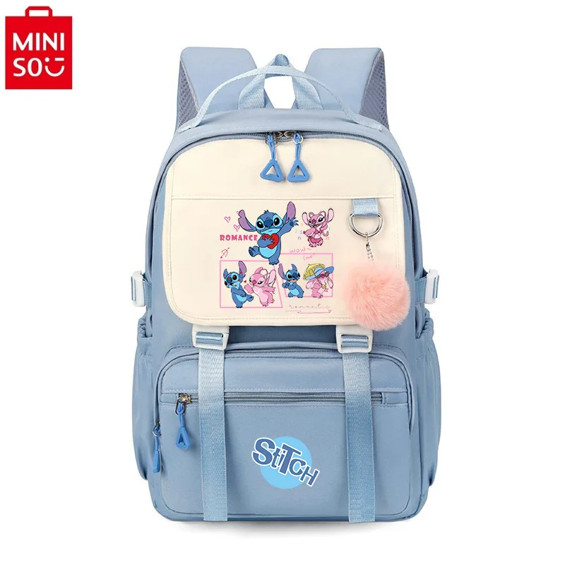 Mini-Ponto Disney Anime Mochila, Grande Capacidade, Carga Reduzida, Armazenamento Confortável, Estudante bonito dos desenhos animados