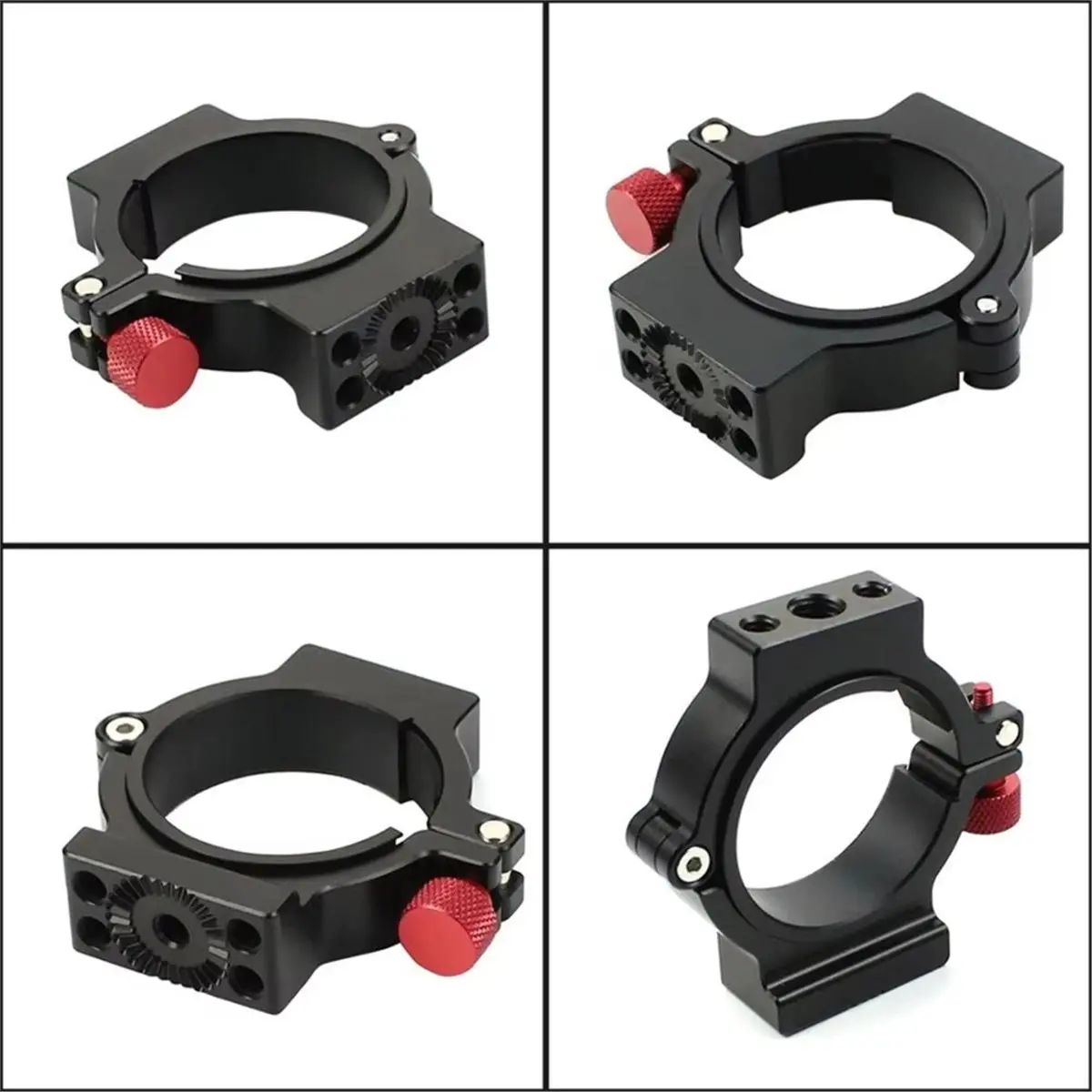 1/4 Screw Expansion Ring Extension Microphone LED Video Light Mounting Clip Adapter for Crane 2 Gimbal