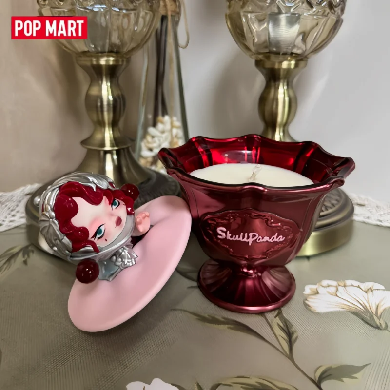 

POPMART Новое поступление, натуральная настольная серия SKULLPANDA, ароматерапевтическая свеча, слепая коробка, украшение для дома, подарки, модная коллекционная игрушка