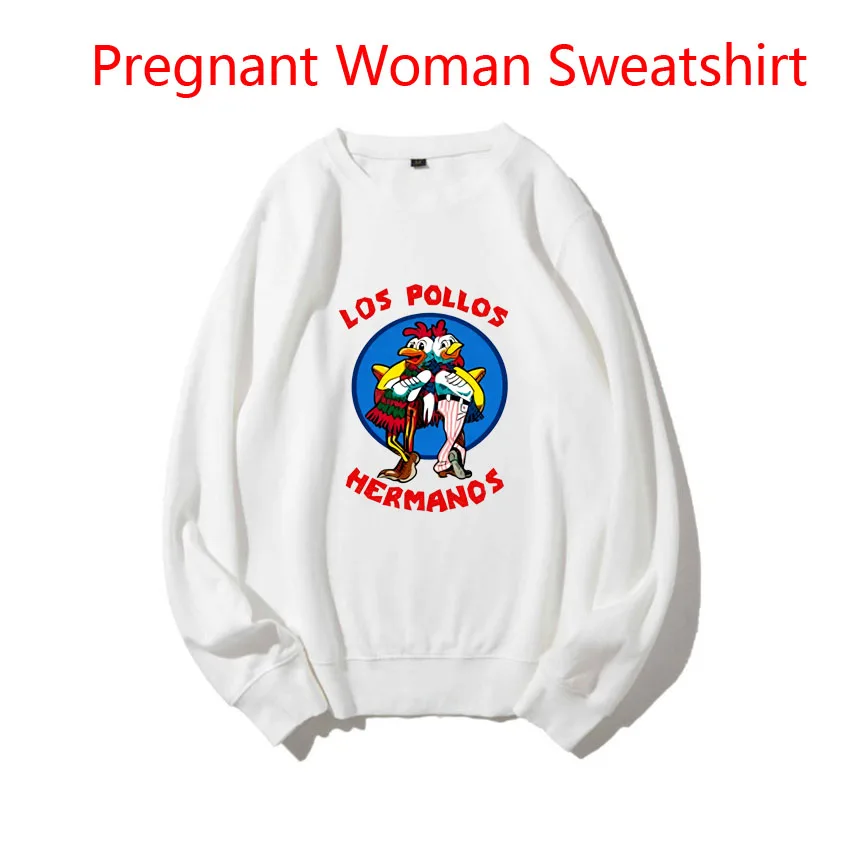 

Толстовка для беременных, весенне-осенние свитера, забавный пуловер «Во все тяжкие» LOS POLLOS Hermanos с принтом для беременных женщин