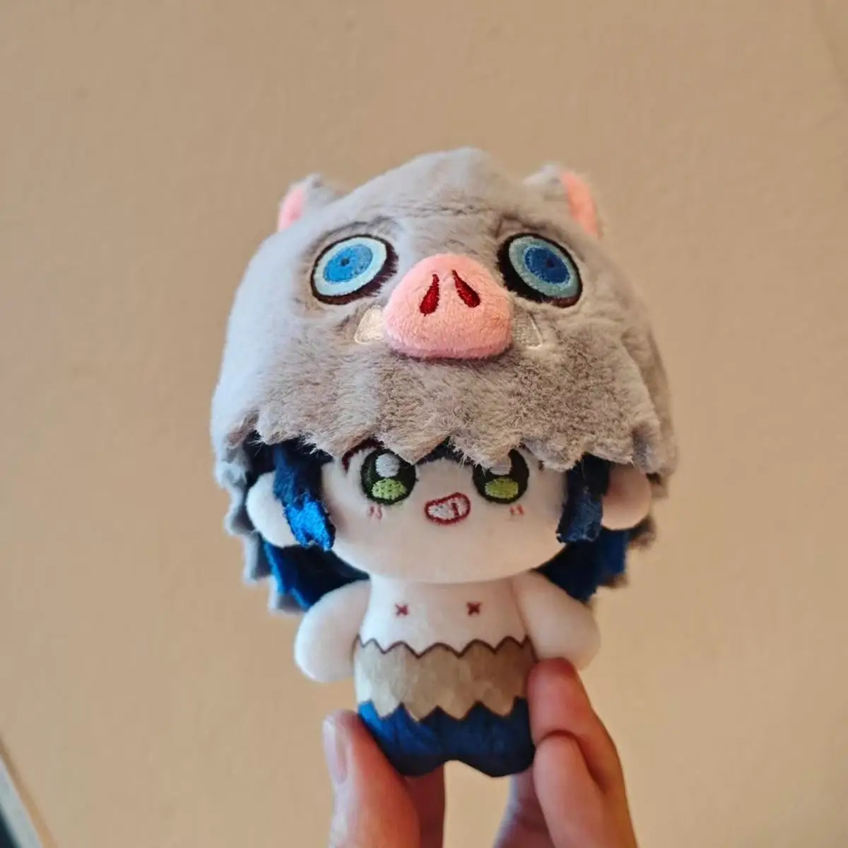 New Demon Slayer Kimetsu No Yaiba Plush Hashibira Inosuke Kochou Shinobu Plush Pendant Kawaii Anime Peripherals Doll Toy Gift